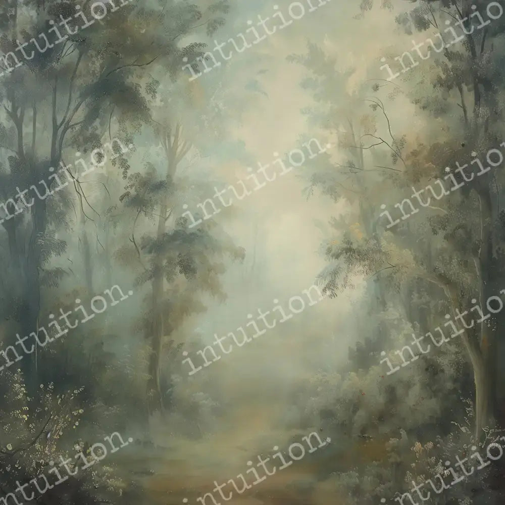 Northumbria - green forest backdrop for Fine Art Portraits