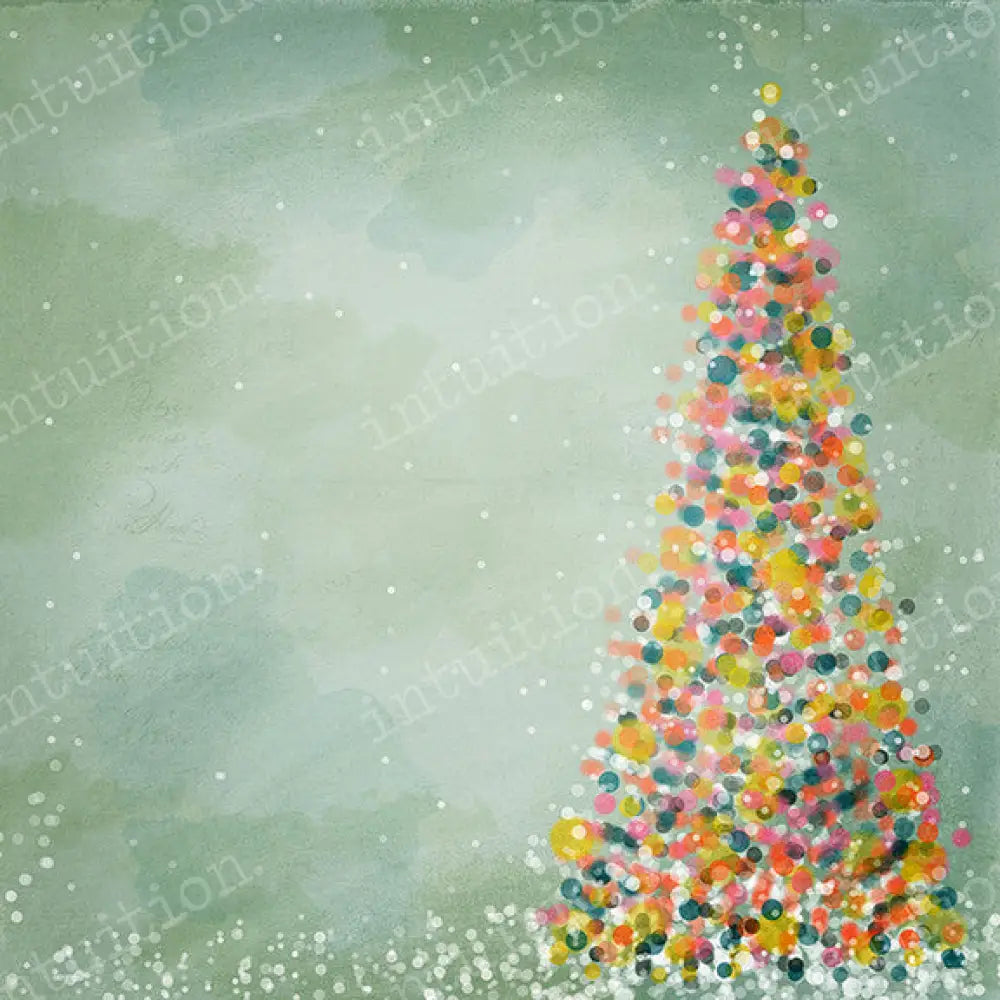 O Christmas Tree Poly / 60X44 Backdrop