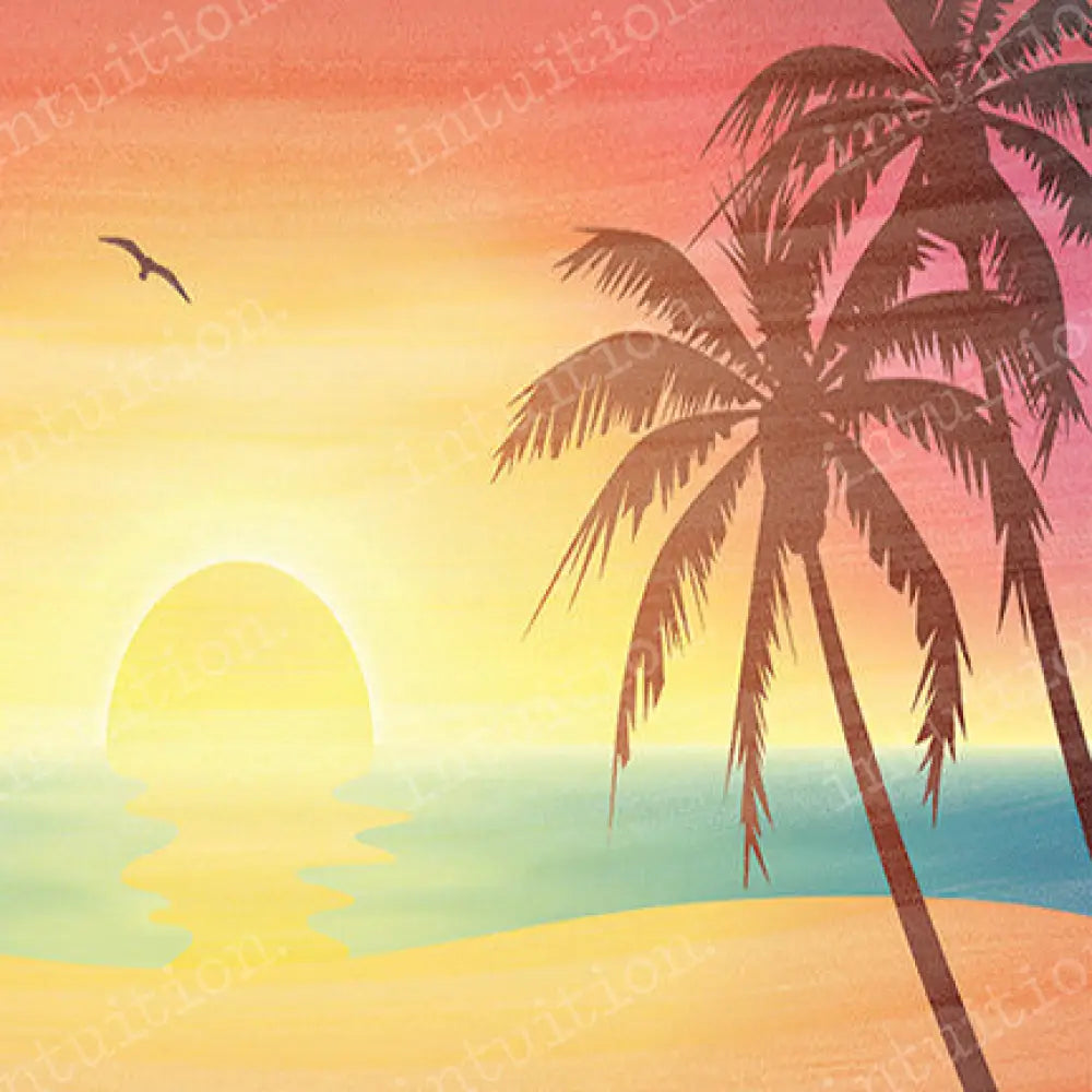 Paradise Poly / 60X44 Backdrop