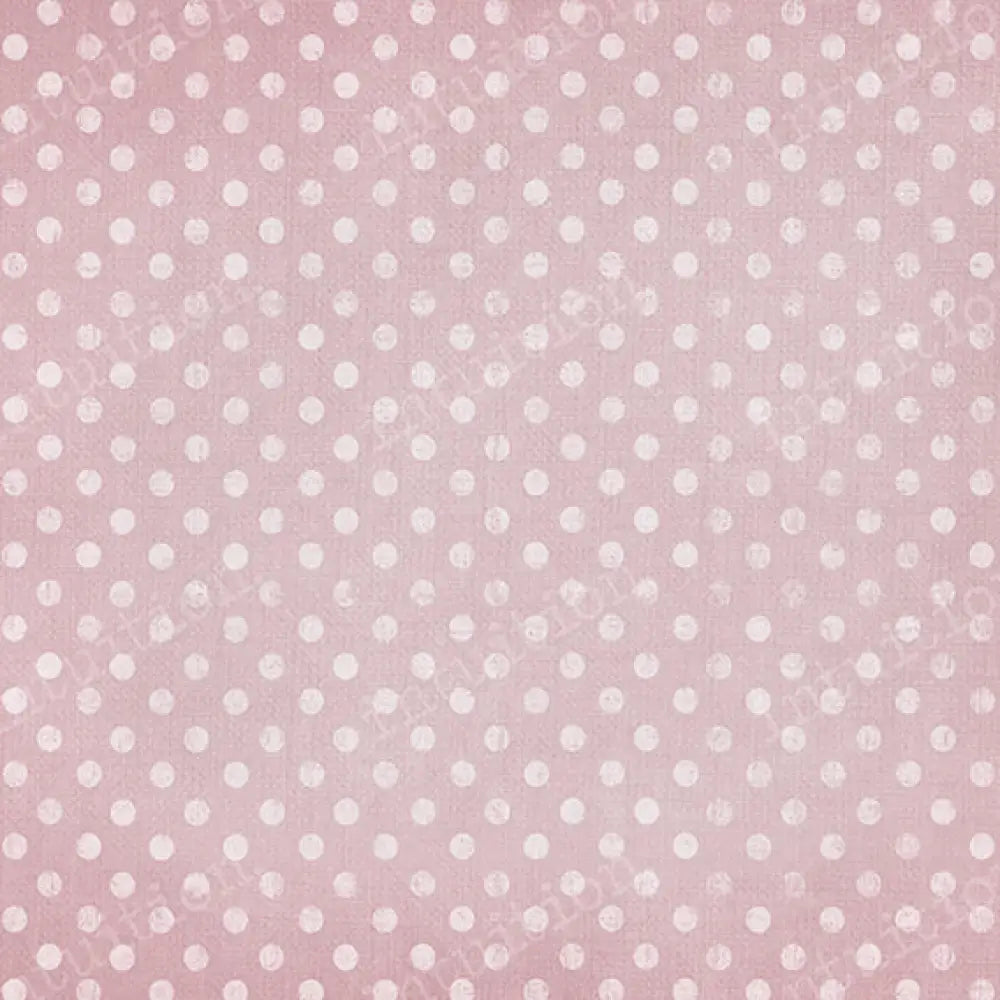 Perfectly Polka Dot - Dusty Pink Horizontal / Poly 60X44 Backdrop