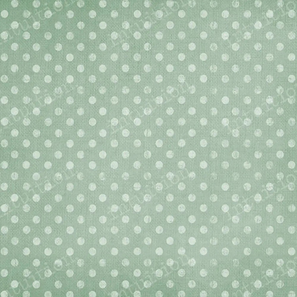 Perfectly Polka Dot - Sage Horizontal / Poly 60X44 Backdrop