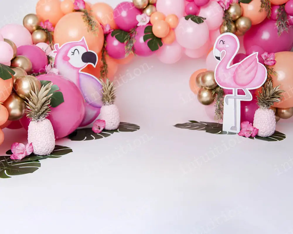 Pink Flamingo Backdrop