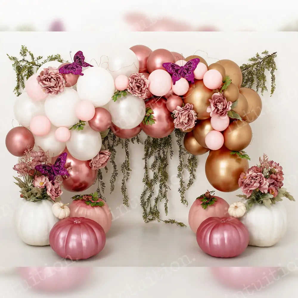 Pumpkin Pink Backdrop