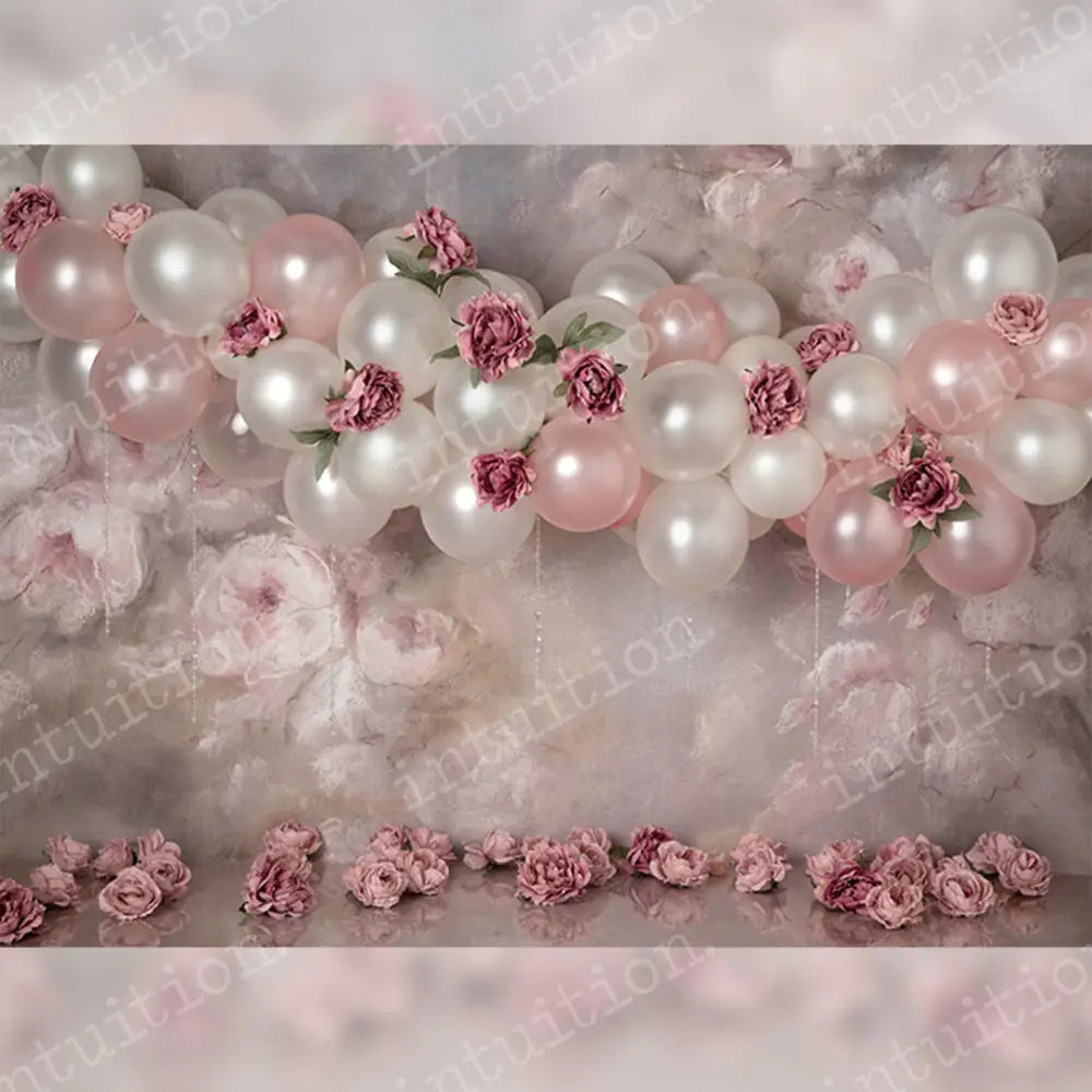Rosie Posie Horizontal / Poly 60X44 Backdrop