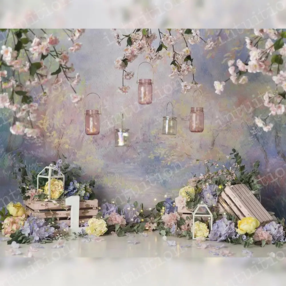 Spring Wishes Poly / 60X44 Backdrop