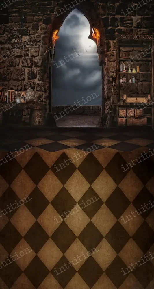 Stone Castle Backdrop