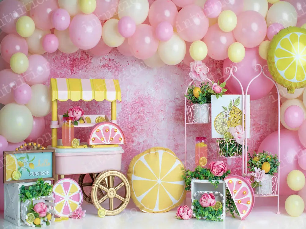 Summer Squeeze Backdrop