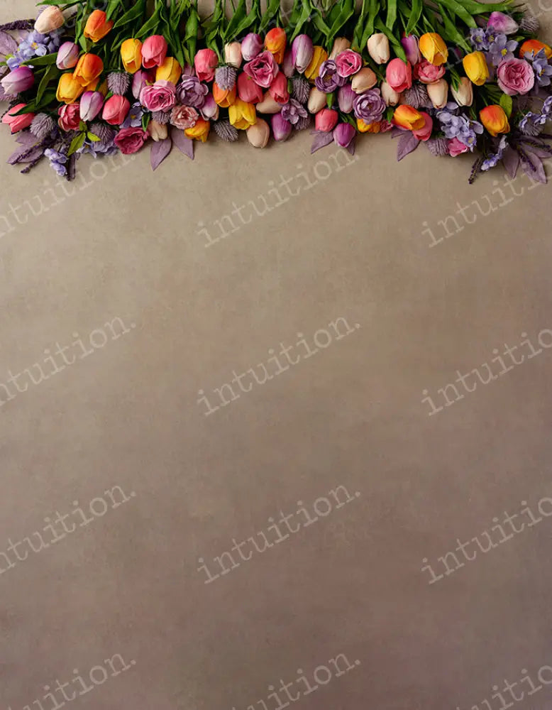 Summer Tulips Backdrop