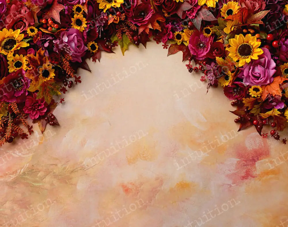 Sweet Sun Flower Backdrop