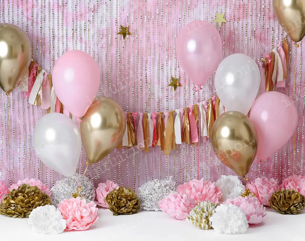 Tickled Pink Party Backdrop