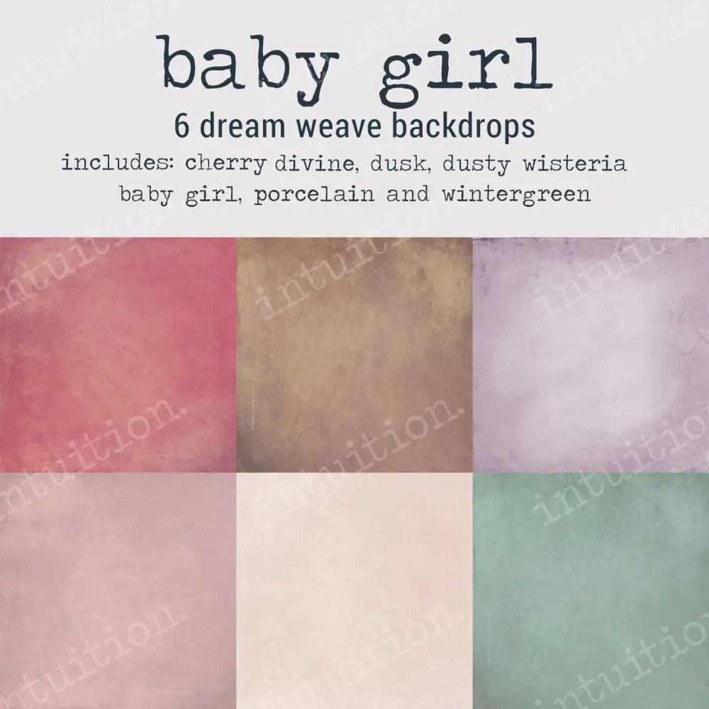 To-Go Pack - Baby Girl Backdrop