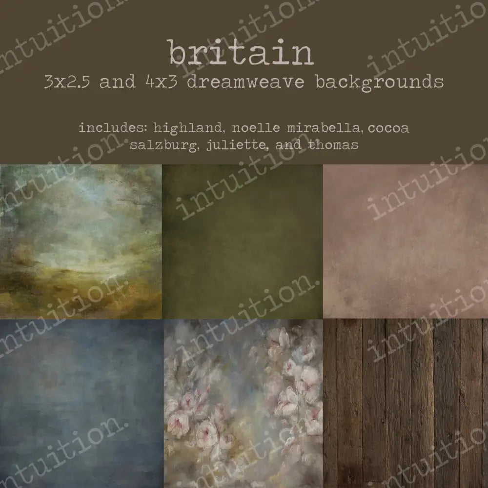 To-Go Pack - Britain 3X2.5 Backdrop