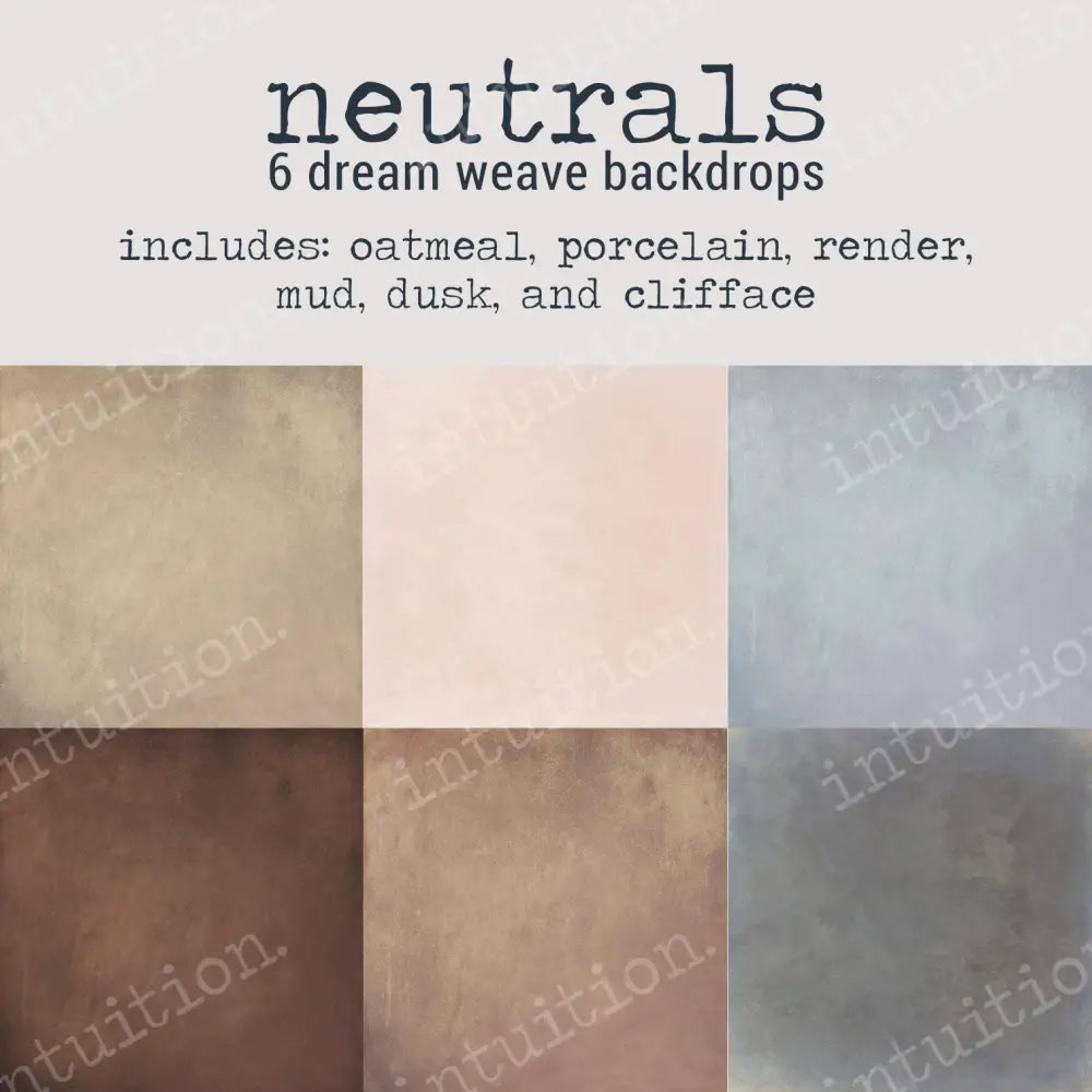 To-Go Pack - Neutrals Backdrop