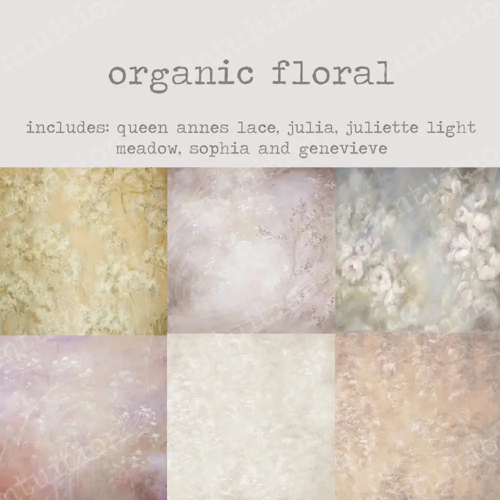 To-Go Pack - Organic Florals Backdrop