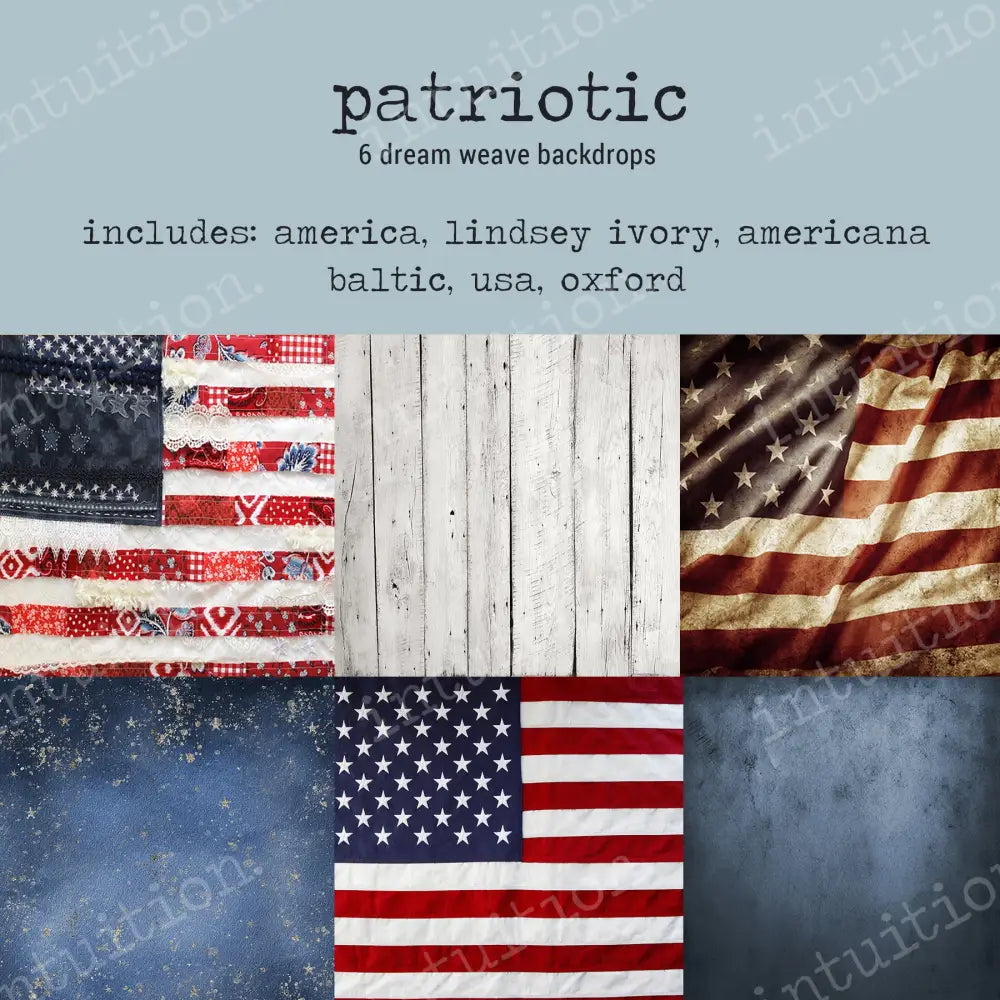 To-Go Pack - Patriotic 3X2.5 Backdrop