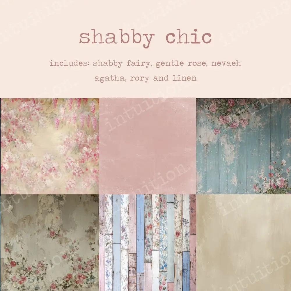 To-Go Pack - Shabby Chic 3x2.5 backdrop