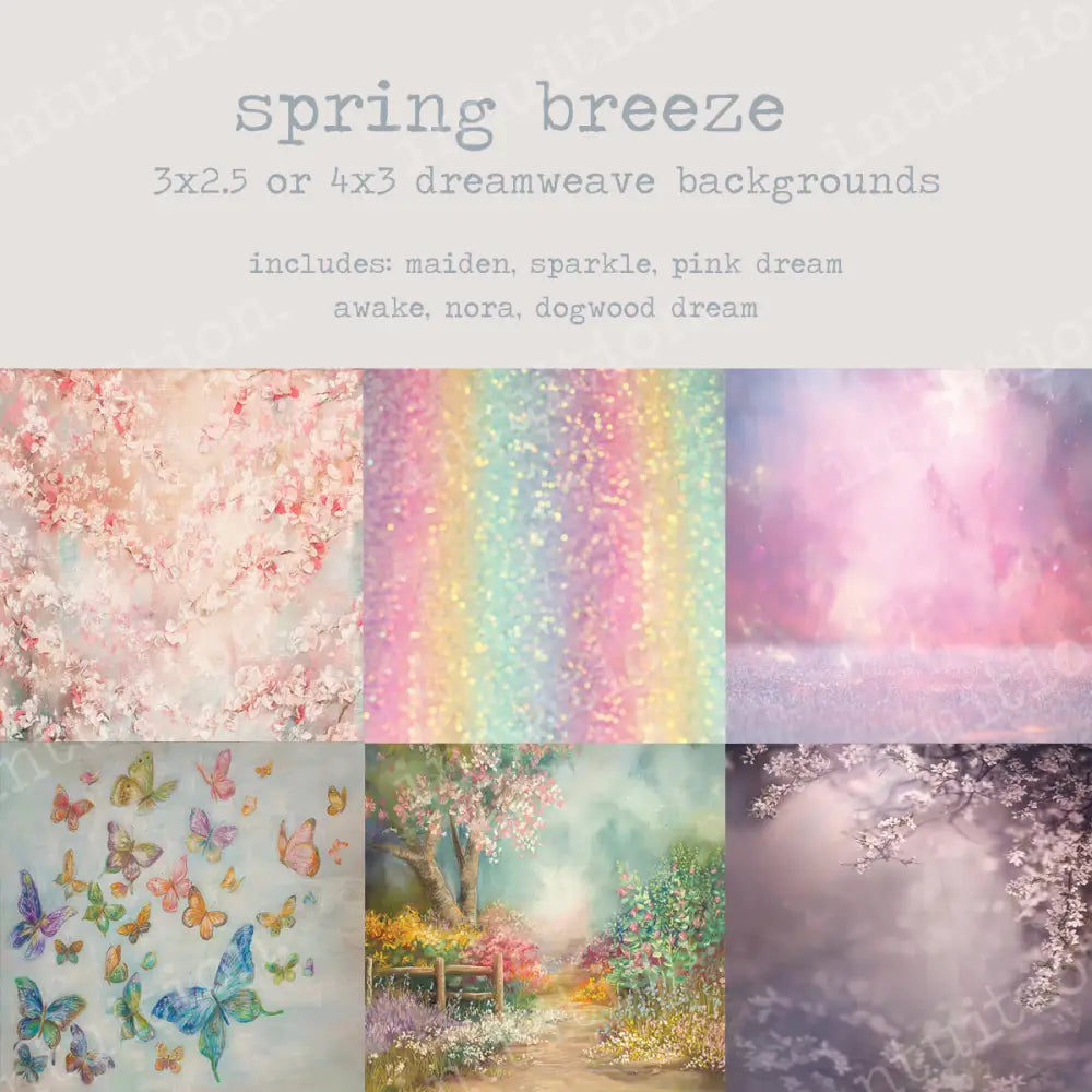 To-Go Pack - Spring Breeze 3X2.5 Backdrop