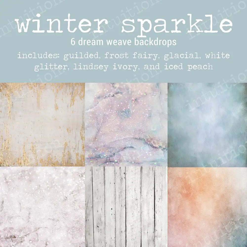 To-Go Pack - Winter Sparkle Backdrop