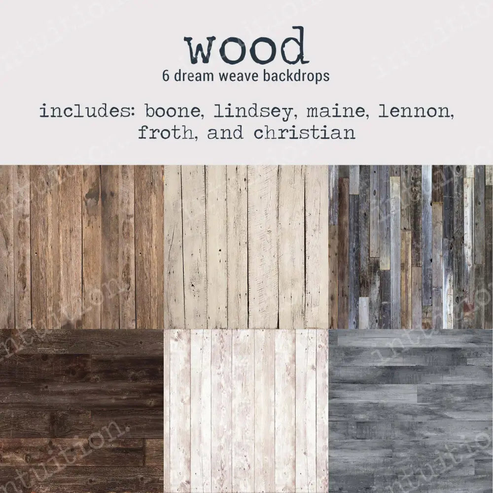 To-Go Pack - Wood Backdrop