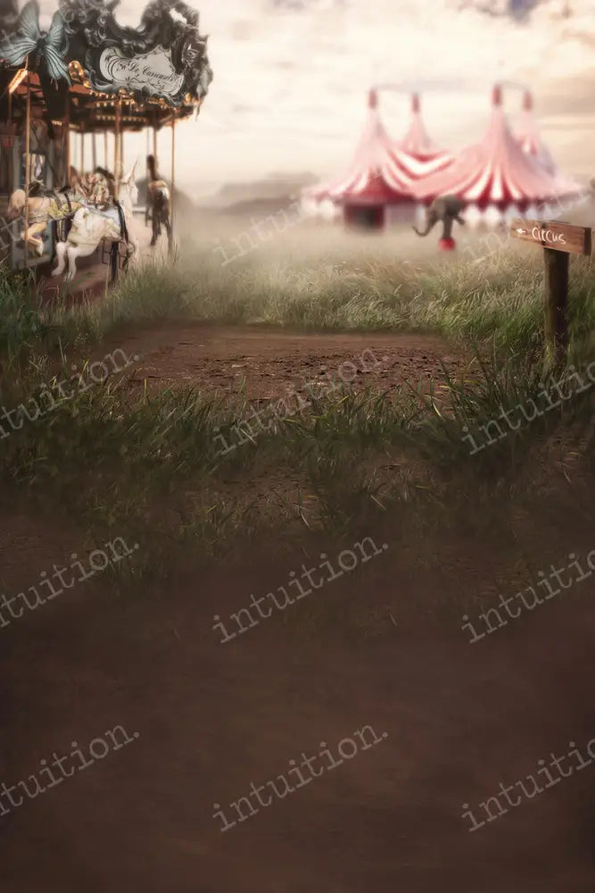 Vintage Circus Backdrop