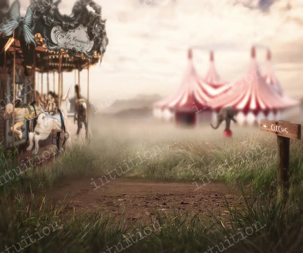 Vintage Circus Backdrop