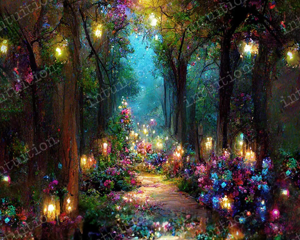 Whimsical Forest Backdrop