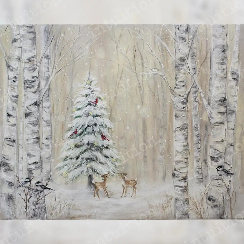 Winterhaven Gathering Horizontal / Poly 60X44 Backdrop