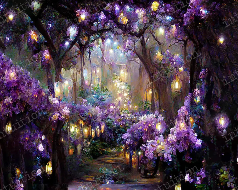 Wisteria Woods Backdrop
