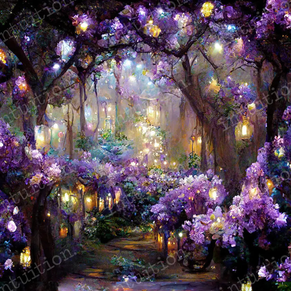 Wisteria Woods Horizontal / Poly 60X44 Backdrop